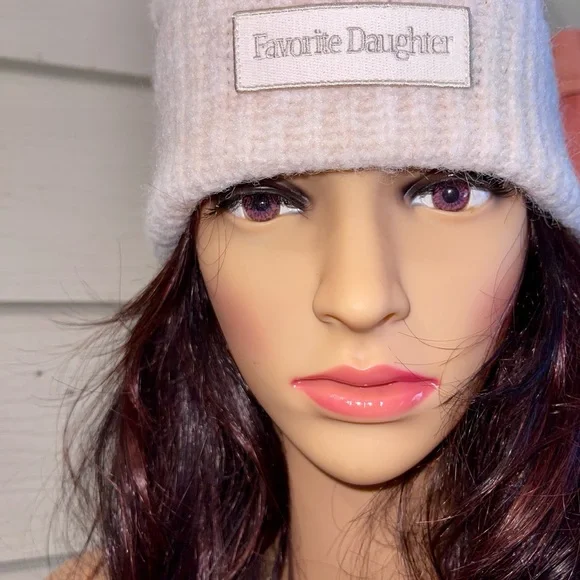 Favorite Daughter Cream Knit Beanie - Picture 7 of 11